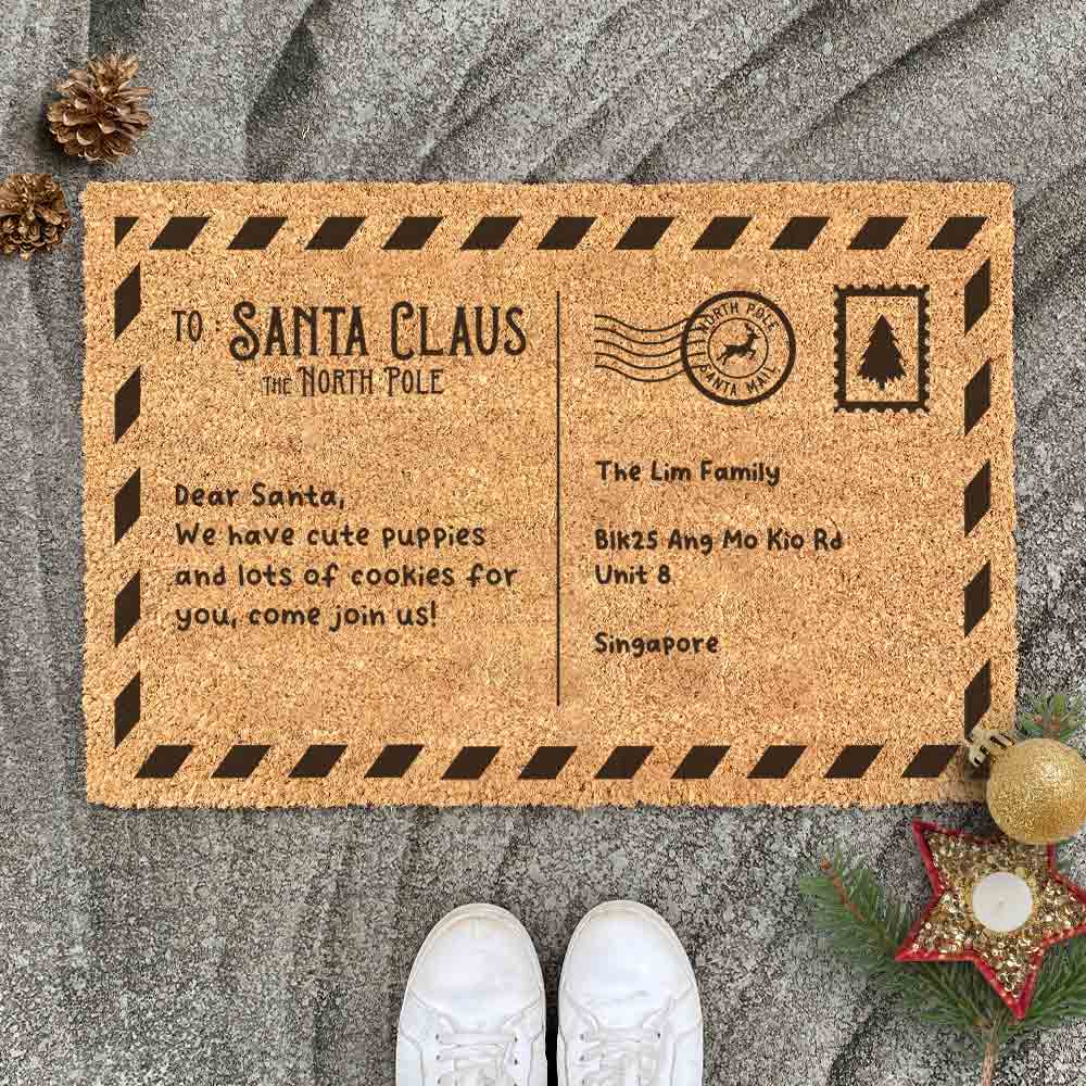 Christmas Door Mat - Letter To Santa