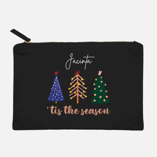 Christmas Collection Makeup Bag - Funky Trees