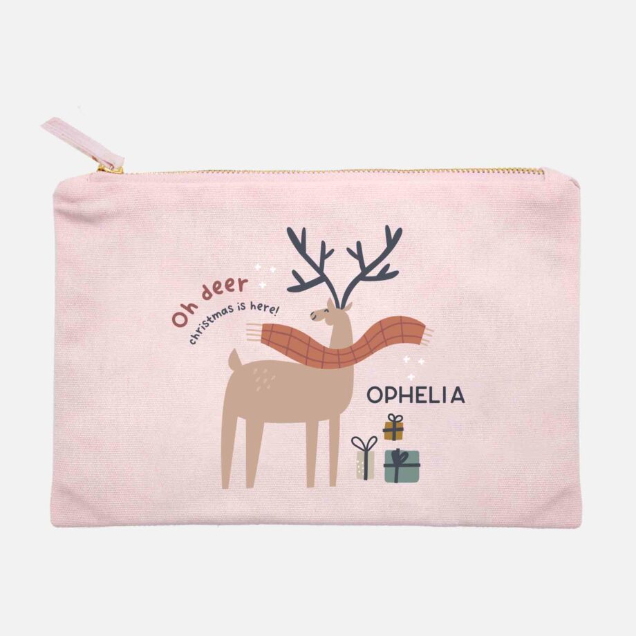 Christmas Collection Makeup Bag - Oh Deer