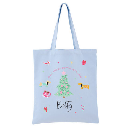 Holiday Cheer with Dachshund Tote Bag