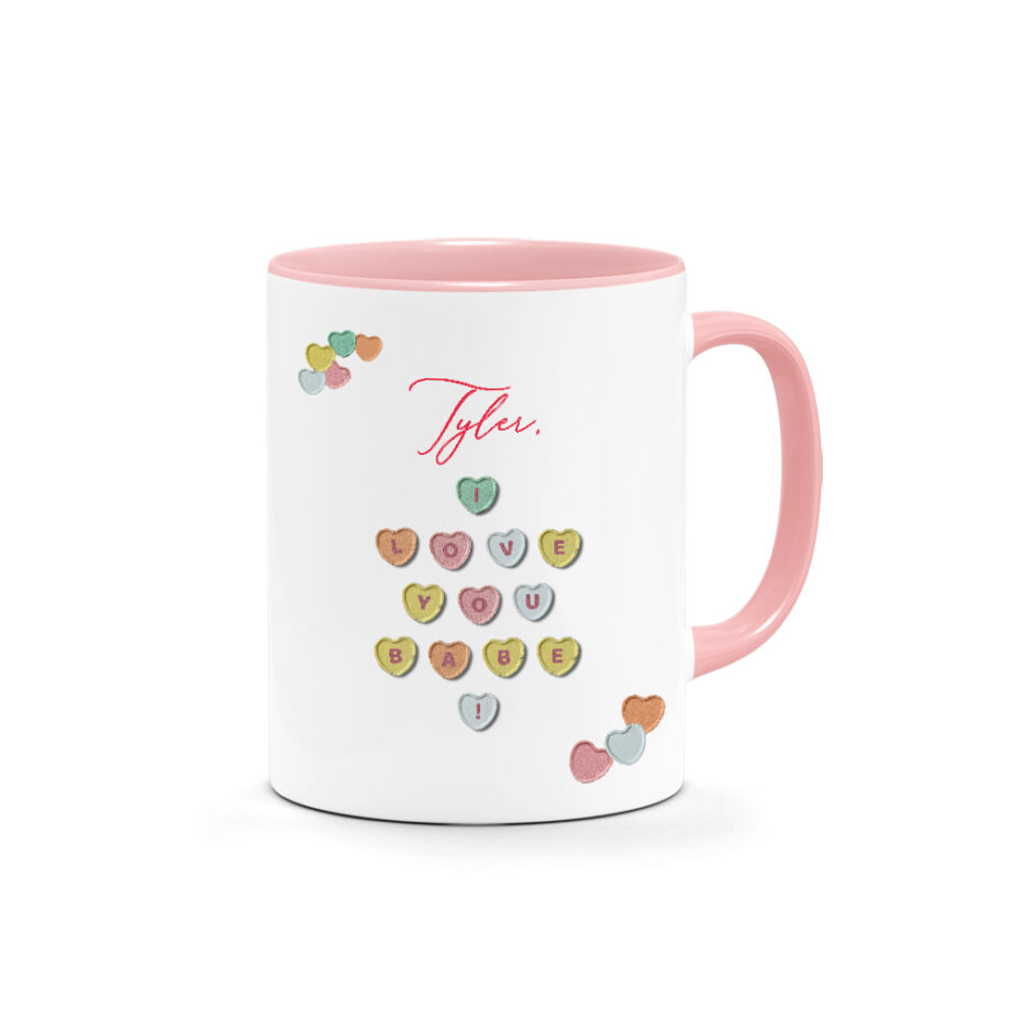 Valentine's Day Printed Mug - As Sweet As Candy