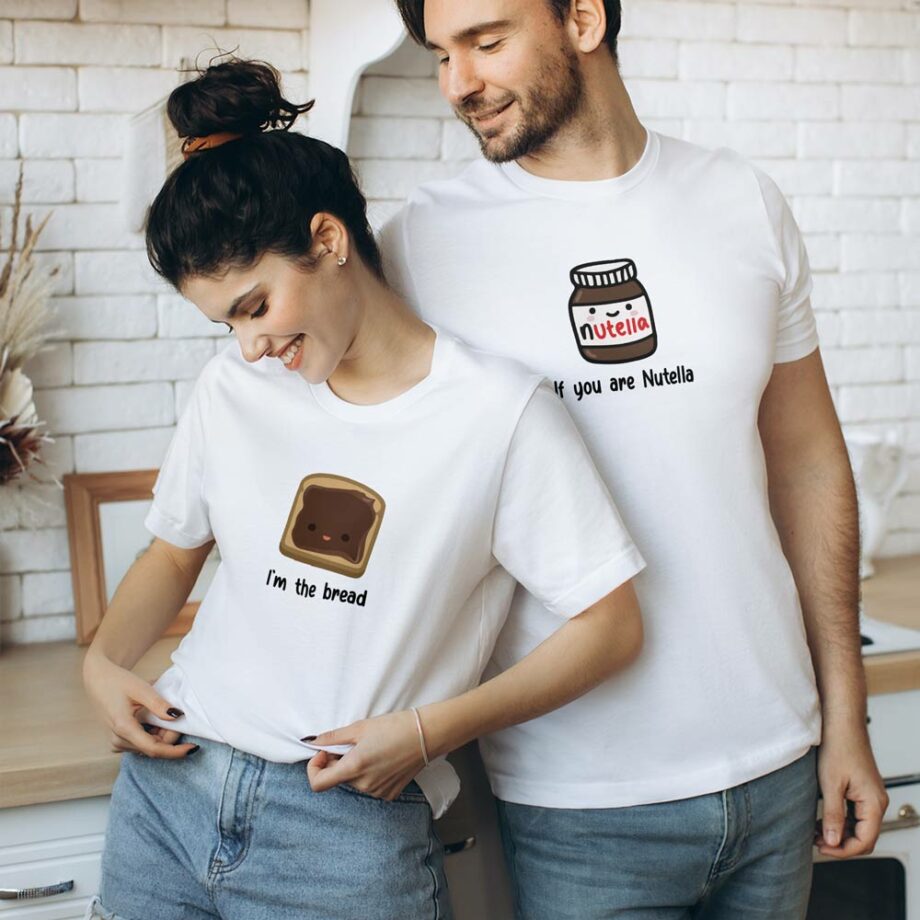 Nutella and the bread couple t-shirt