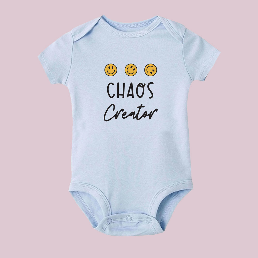 chaos coordinator and creator design mama and mini valentines tee - blue baby bodysuit