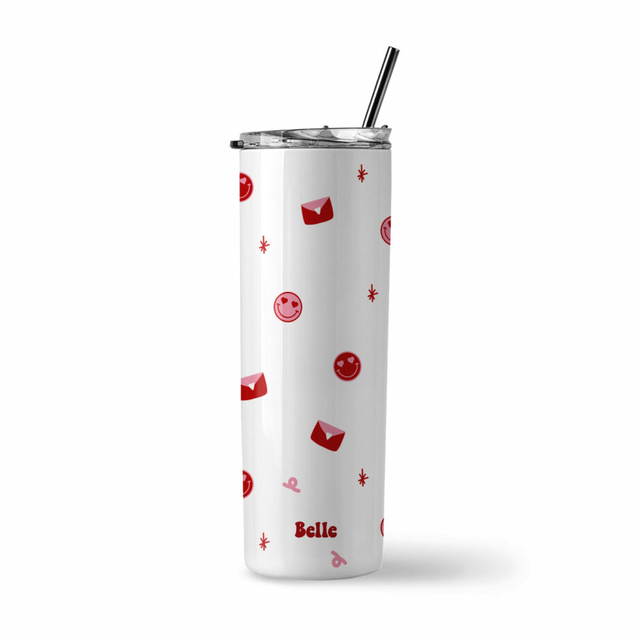 Insulated Stainless Steel Tumbler - Smiling In Love