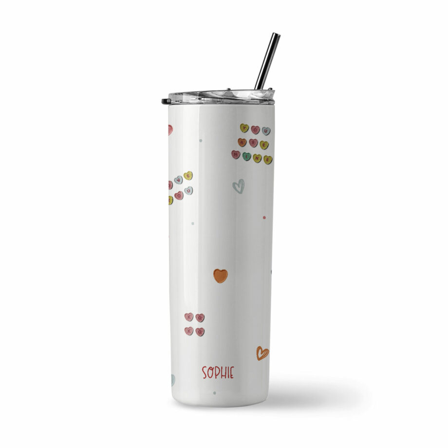 Insulated Stainless Steel Tumbler - Sweet Heart Candy