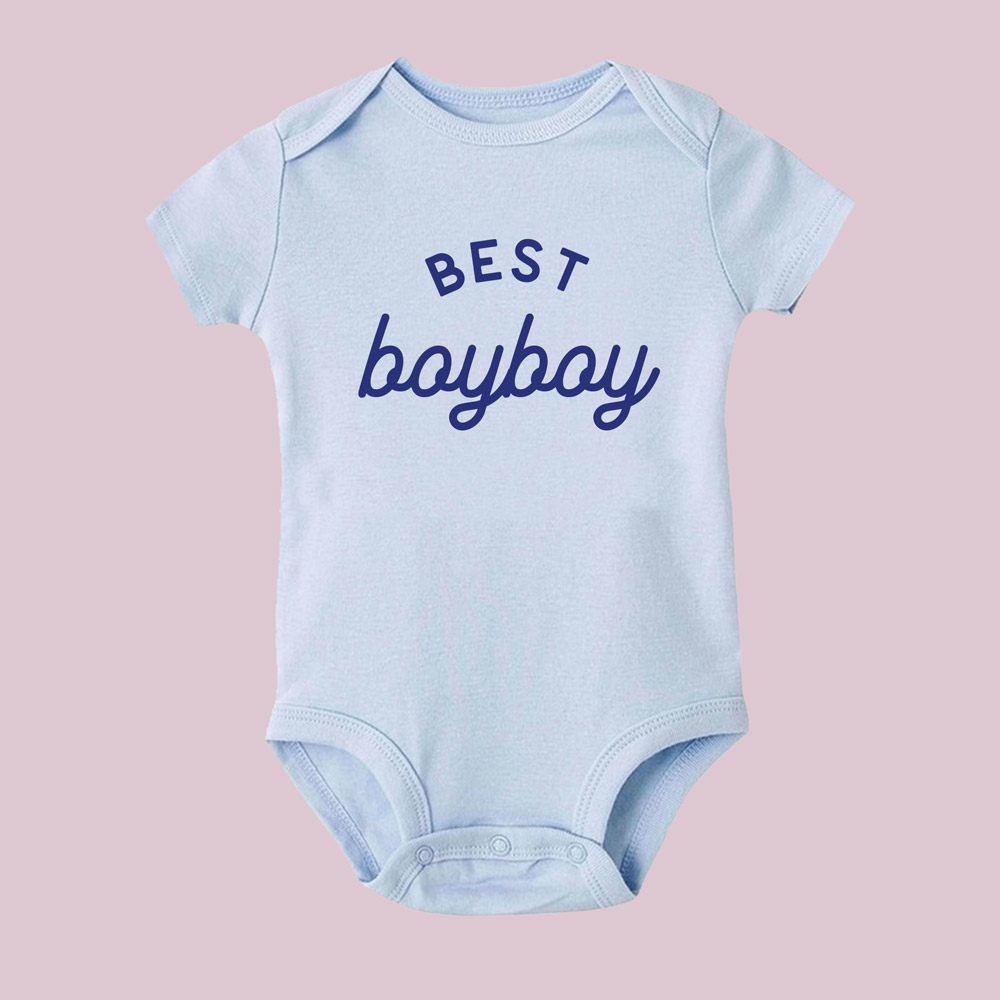 best title design mama and mini valentines tee - blue baby bodysuit