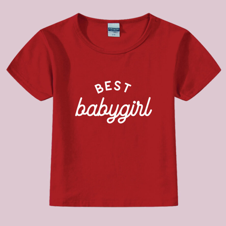 best title design mama and mini valentines tee - red kids tee