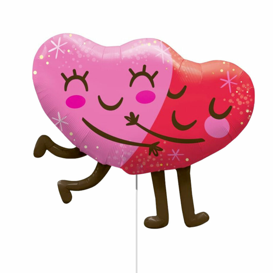 Hugging Hearts Foil Balloon