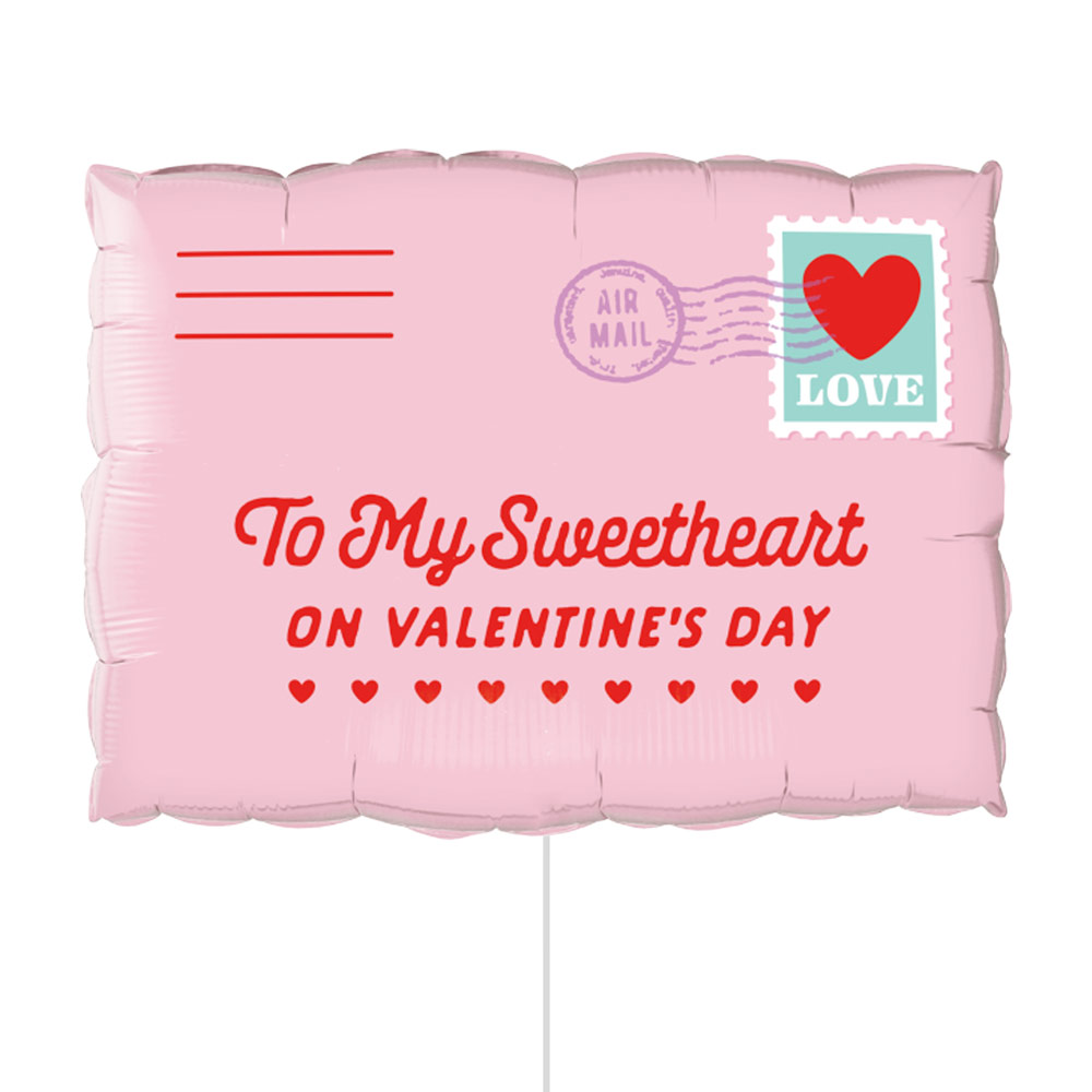 Valentine's Day Letter Foil Balloon