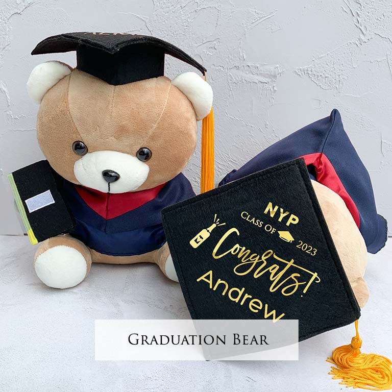 Graduation Bear with Custom Name