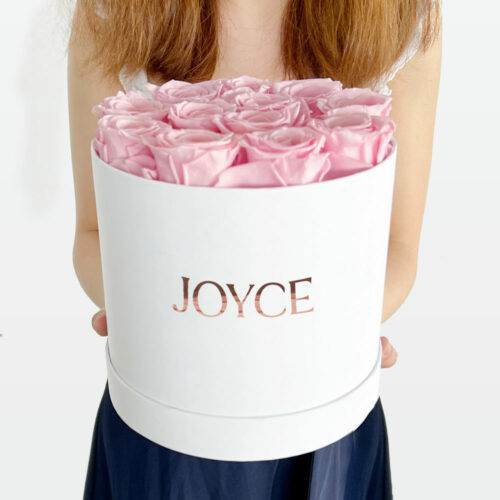 Preserved Roses Surprise Bloom Box - Pink