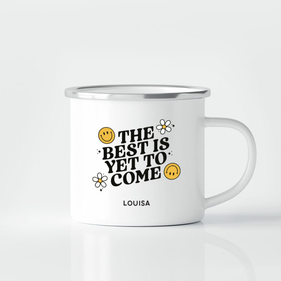 CUSTOM NAME Graduation Printed Mug - The Best is Yet to Come Design