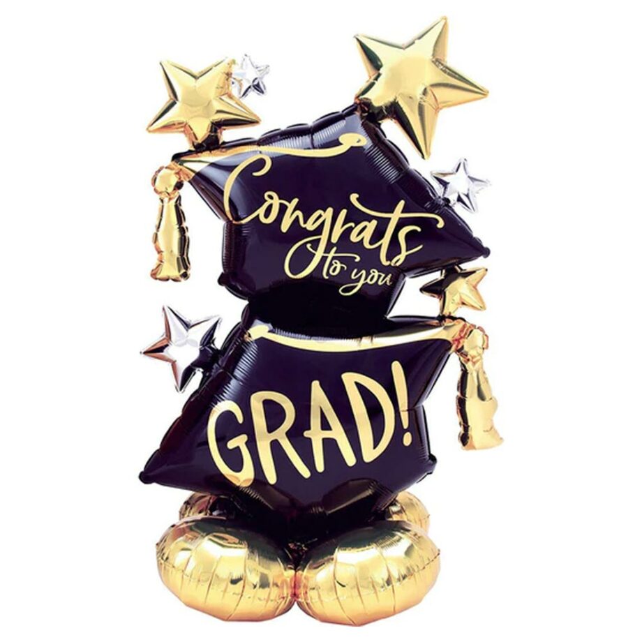 congrats GRAD! airloonz graduate foil balloon
