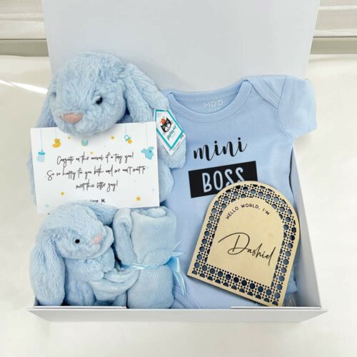 newborn giftbox - hi! it's me bundle for boy