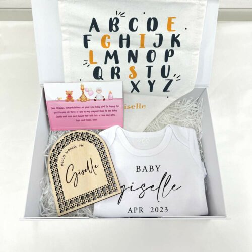 newborn giftbox - my arrival bundle for girl