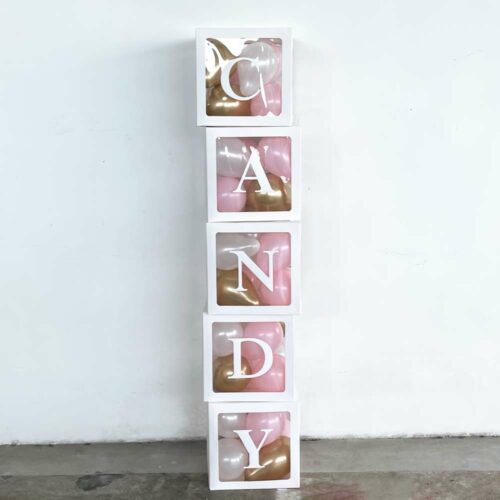 Custom Alphabet Letter Balloon Boxes