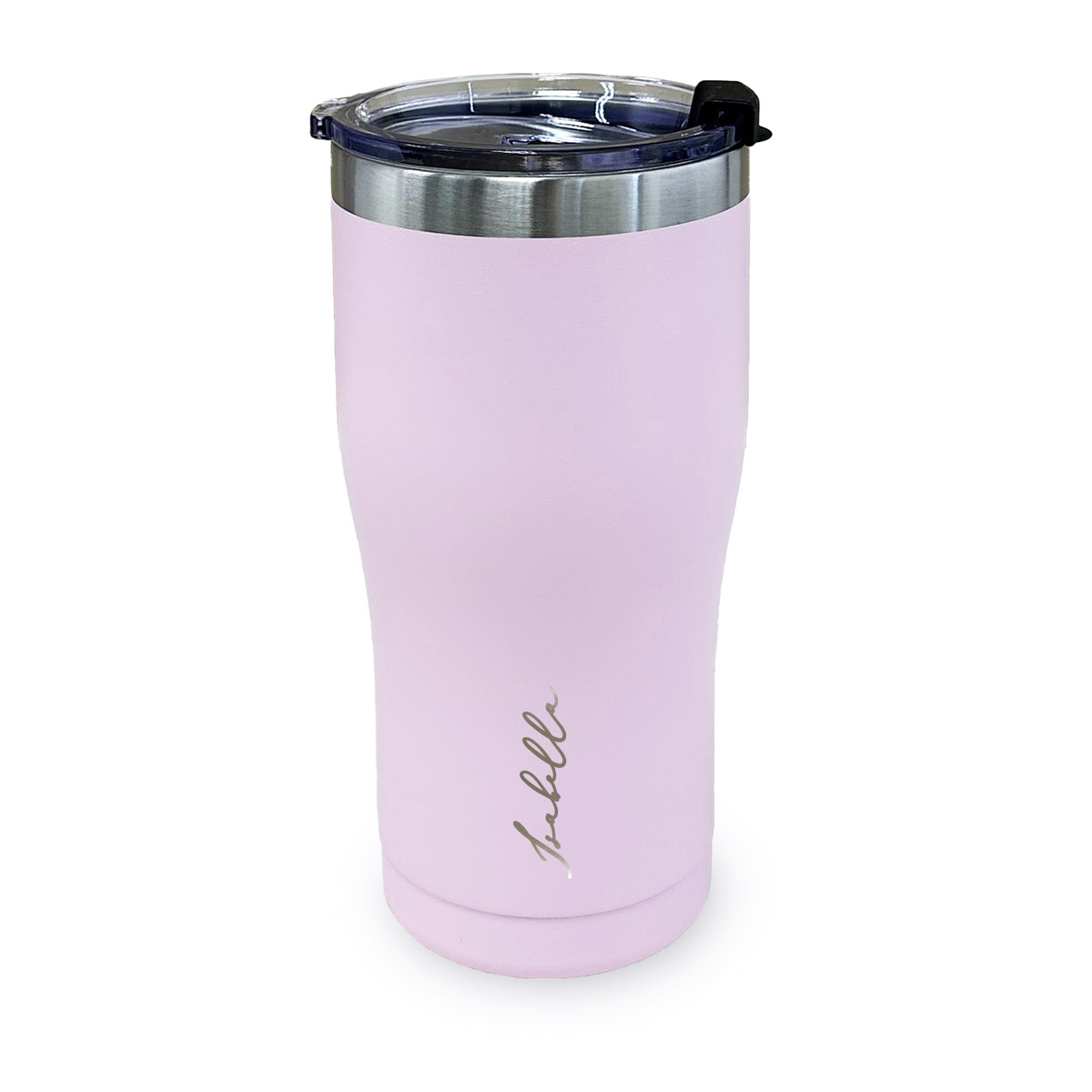 Insulated Stainless Steel Travel Tumbler - Baby Pink
