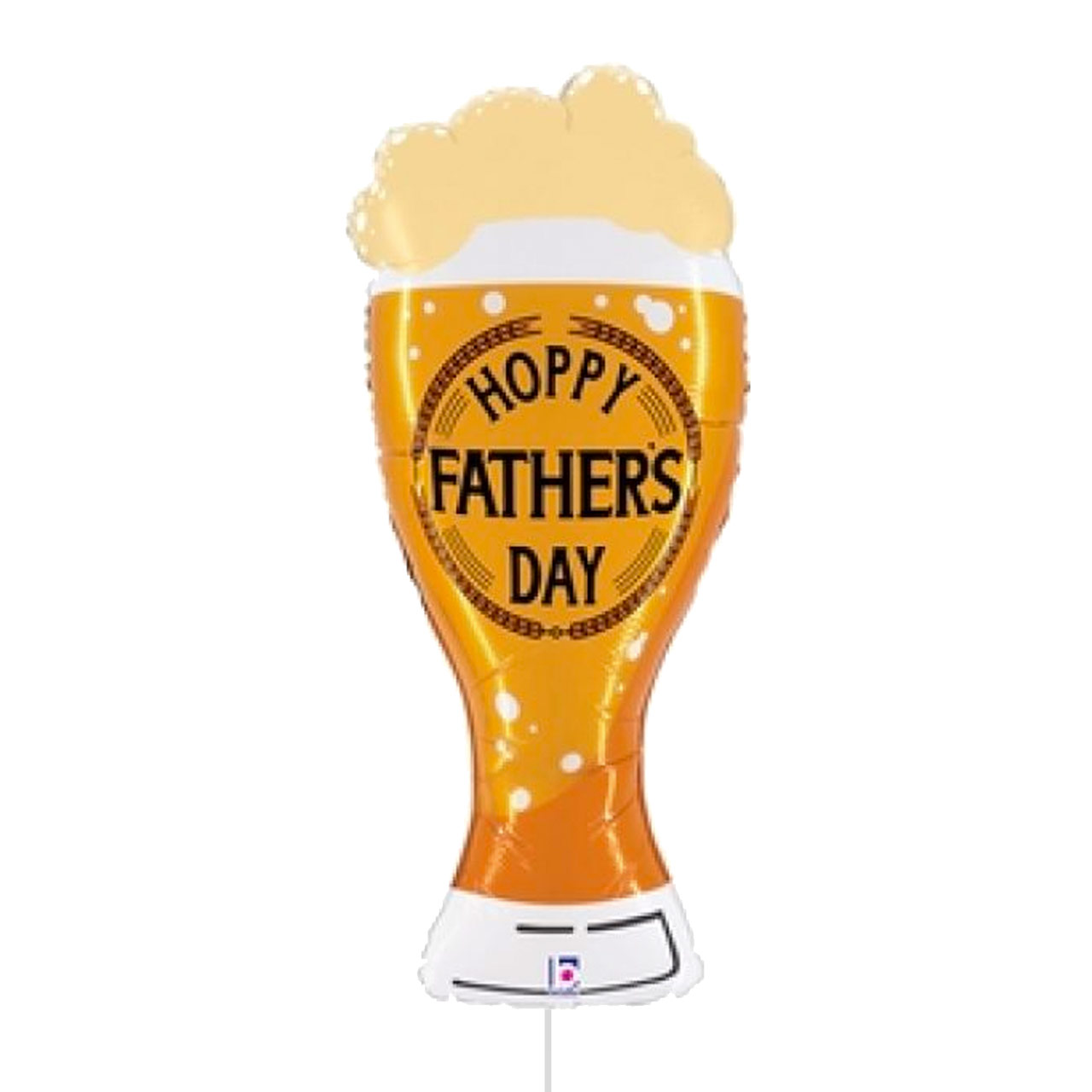 Hoppy Father's Day Beer Betallic Foil Balloon