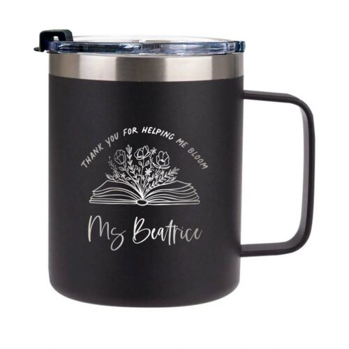 [Thank You For Helping Me Bloom] Teacher's Day Stainless Steel Mug
