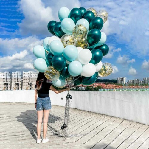 Forest Theme Helium Balloons Bouquet