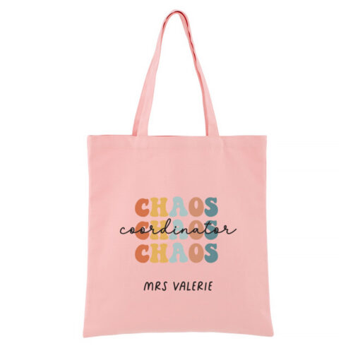 Custom Tote Bags - Chaos Coordinator Design