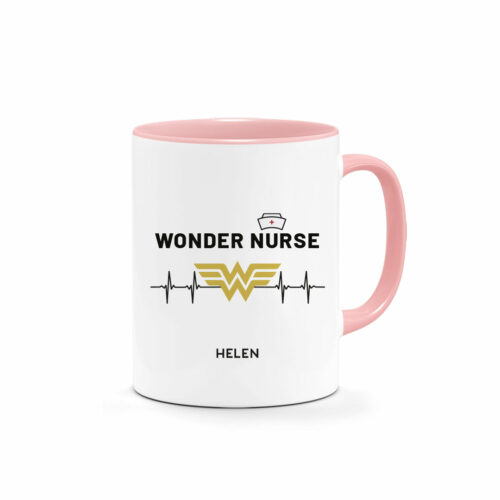 [Custom Name] Nurse Day Printed Mug – Wonder Nurse Design