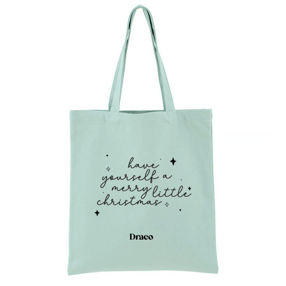 [Custom Name] Christmas Collection Personalised Tote Bag - Bling Little Christmas