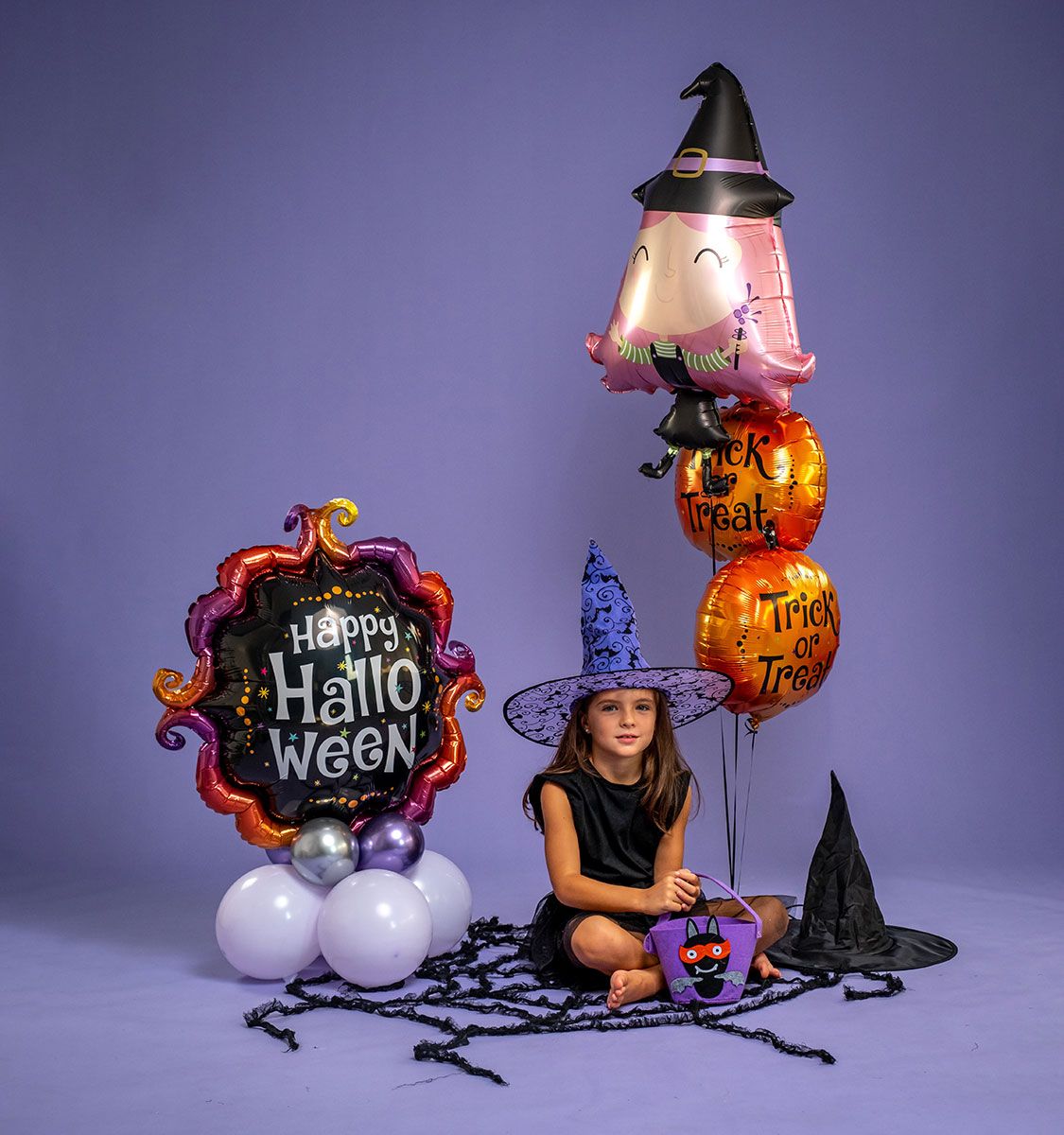 Loveable Witch Foil Balloon