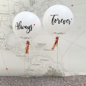 36 inch Giant Balloons – 2 x Personalized Plain Balloons