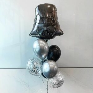 [Character] Star Wars Darth Vader Foil Balloon + Confetti Balloon Bouquet 