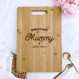 [Custom Title] Engraved Wooden Chopping Board – World’s Best Design