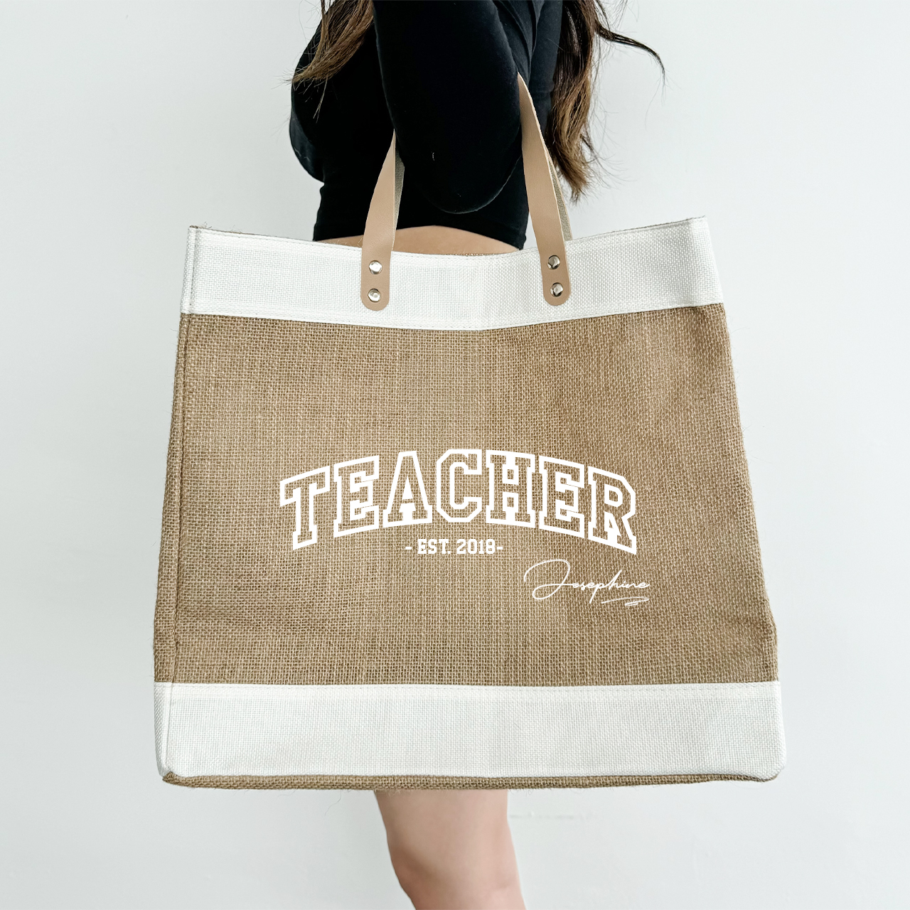 Jute bag customised gift