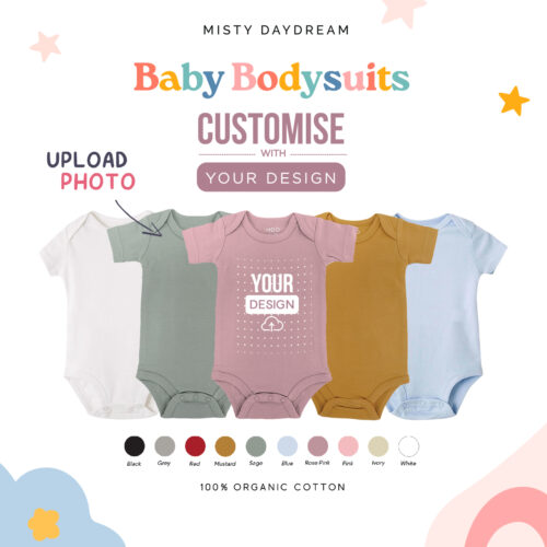 [Personalized] Custom Graphic Design Baby Bodysuit
