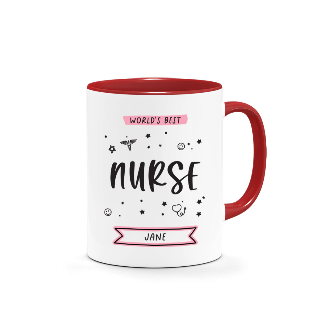 World’s Best Nurse Personalized Leather Bag, Gift For Nurse, Gift For CNA, Custom Nurse, Leather