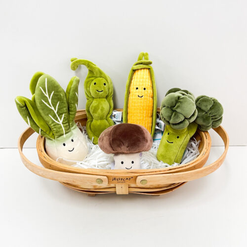 Jellycat Vegetable Hamper Gift Basket