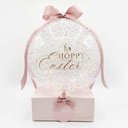 Easter Gift Balloon Box - pink