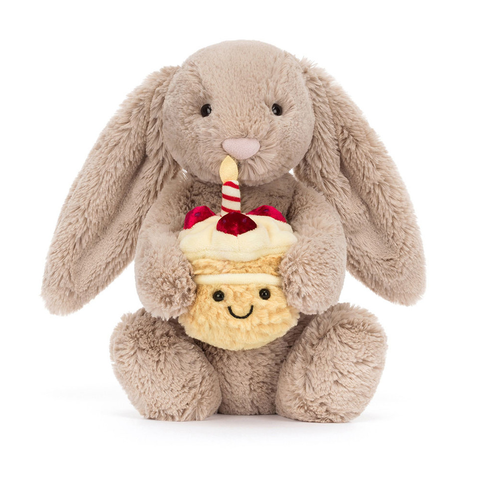 【新品・未使用】 Bashful Beige Bunny Jellycat Bashful Beige Bunny Original (Medium) Plush – Anne