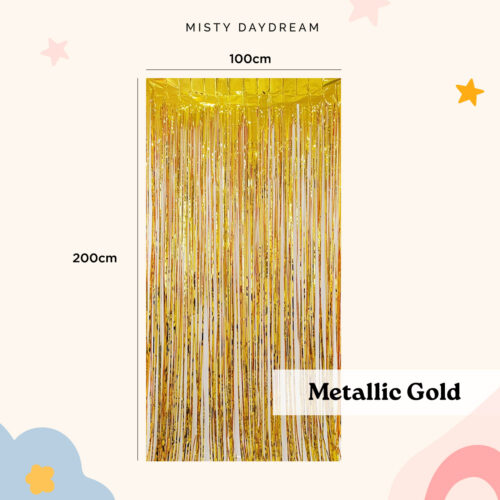 Premium Tinsel Curtain Party Decoration Backdrop for Birthday Supplies & Dessert Table