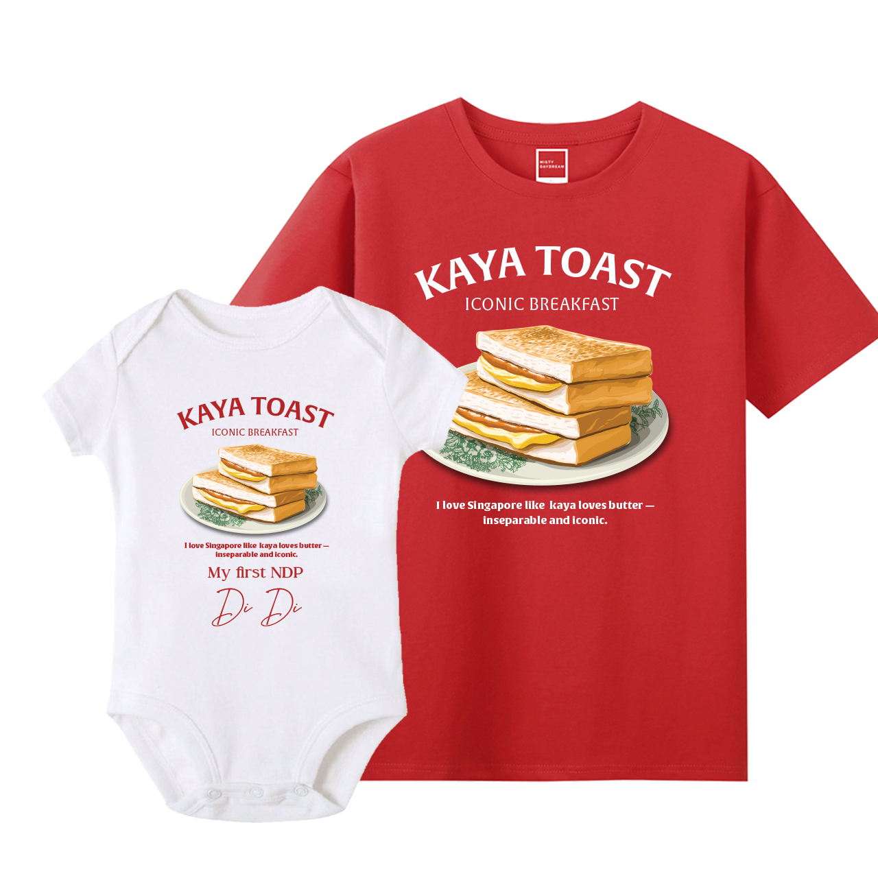 NDP Collection Family Outfit – [Custom Name] Kaya Toast Design
