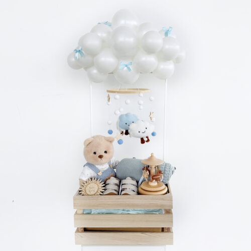 Newborn Luxury Baby Hamper Crate Singapore - On cloud nine