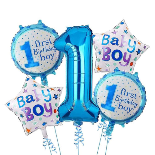 Baby Shower Bouquet – First Birthday Boy