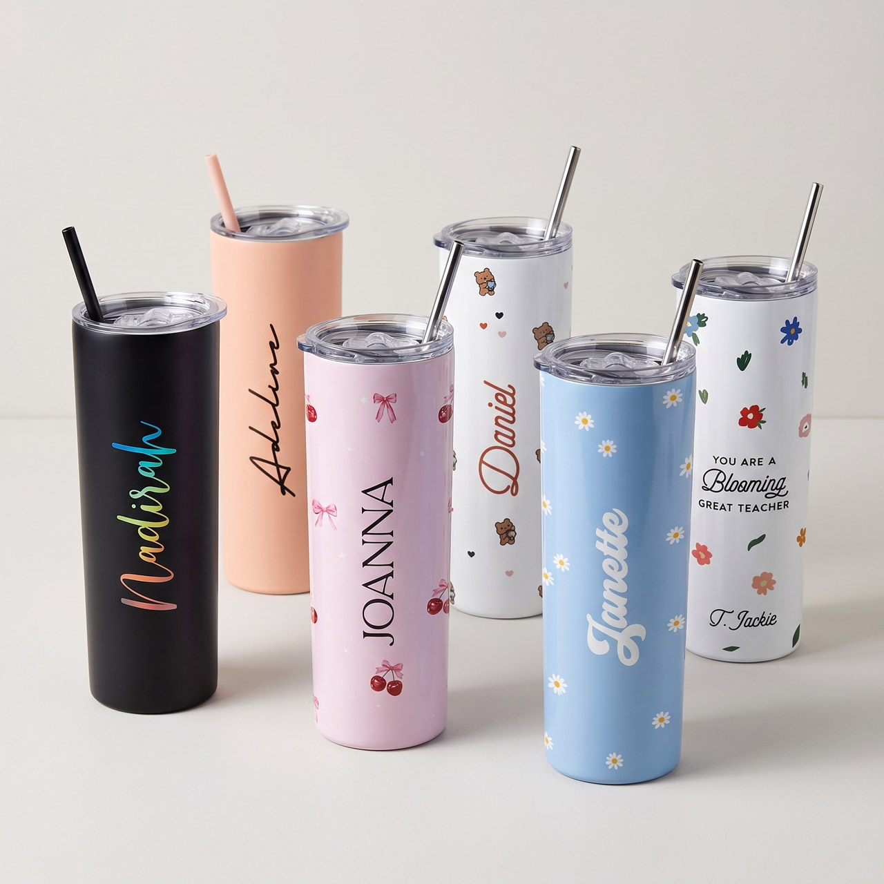 customised tumblers