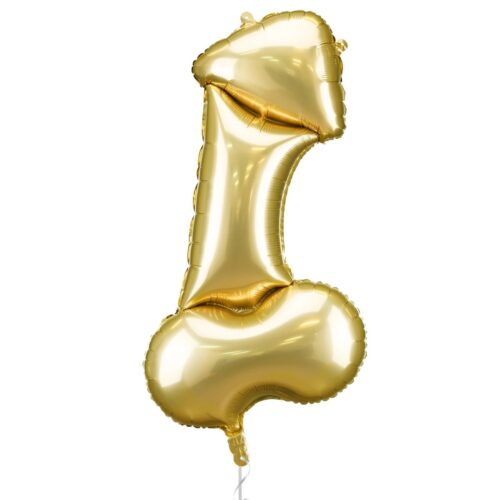 Gold Penis Foil Balloon – 44 Inches