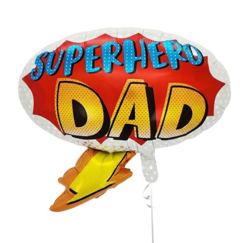 Superhero Dad - Foil Balloon