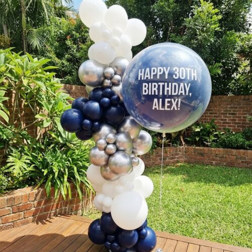 [Balloon Garland & 3ft Balloon] - Organic Balloon Garland and 36inch Balloons with customised