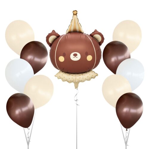 Bear Balloon Bouquet 11 set