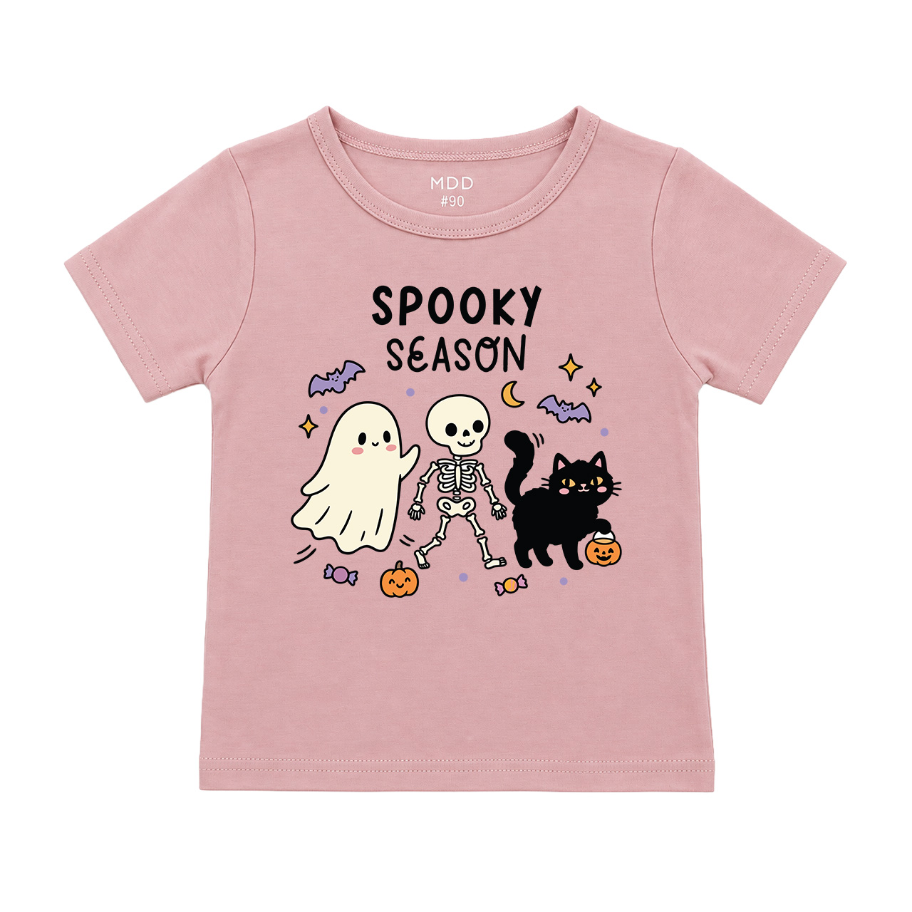 Personalised Kids Halloween T-Shirt & Baby Romper – Spooky Season Design