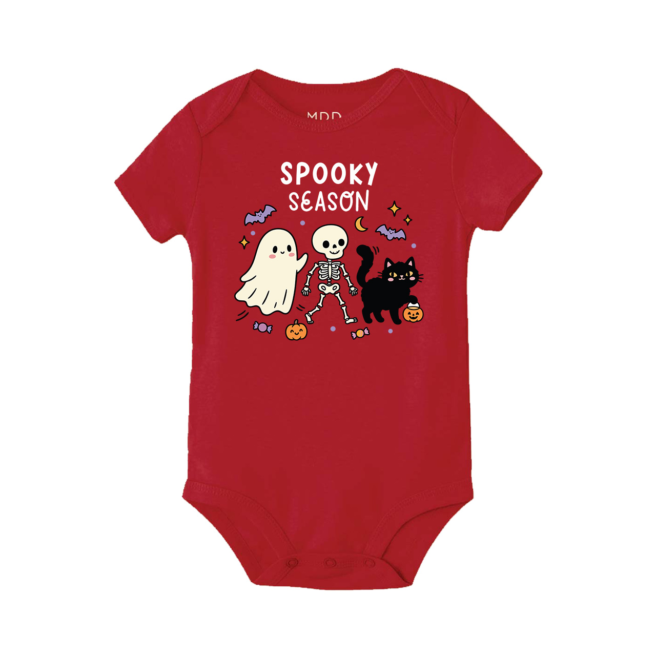 Personalised Kids Halloween T-Shirt & Baby Romper – Spooky Season Design
