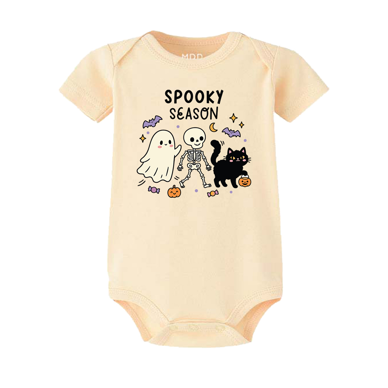 Personalised Kids Halloween T-Shirt & Baby Romper – Spooky Season Design