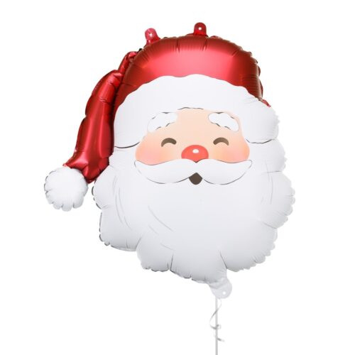 [PartyDeco] Santa Claus Helium Foil Balloon - 17 Inches